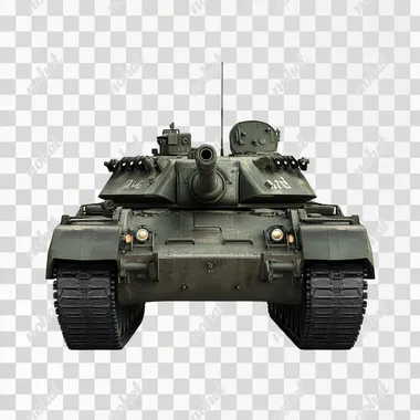 3d render of a army tank, white background