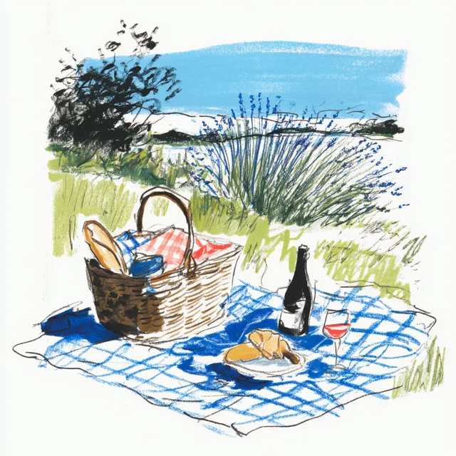 Charming French Countryside Picnic
