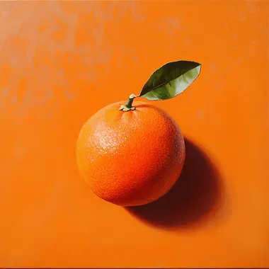 orange on orange background