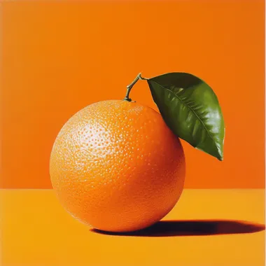 orange on orange background