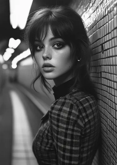 professional photoshoot, Swinging London 60s mod fashion, strong visual flow, style of David Bailey and Terence Donovan