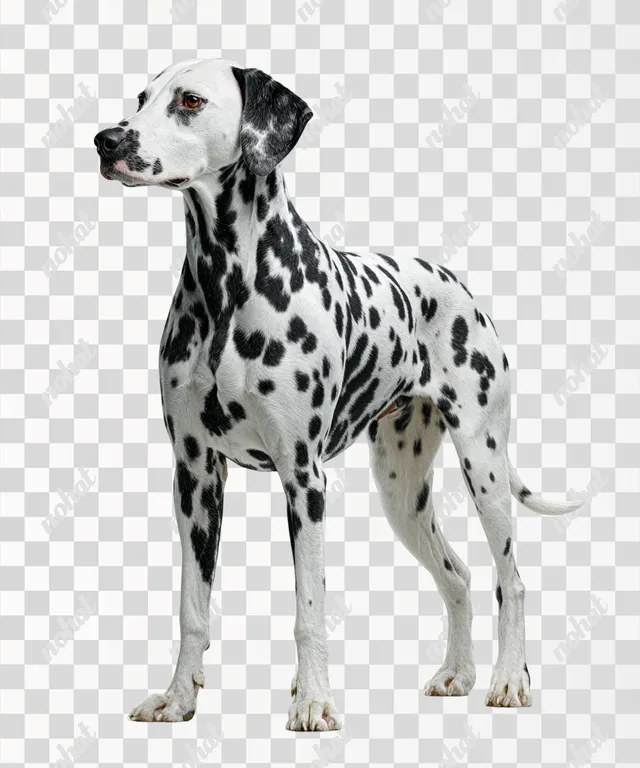 PNG Elegant Dalmatian Standing Pose