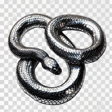 snake, white background