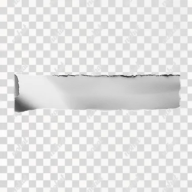 white strip of paper against a black background