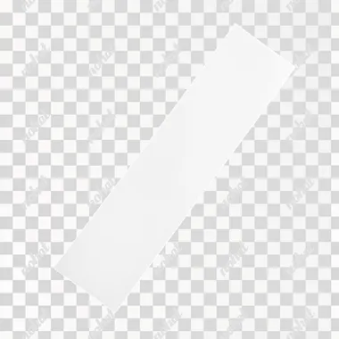 white strip of paper against a black background