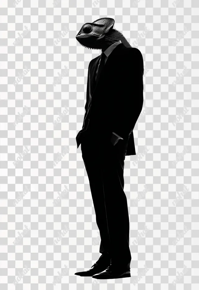 PNG Chameleon Business Professional Silhouette