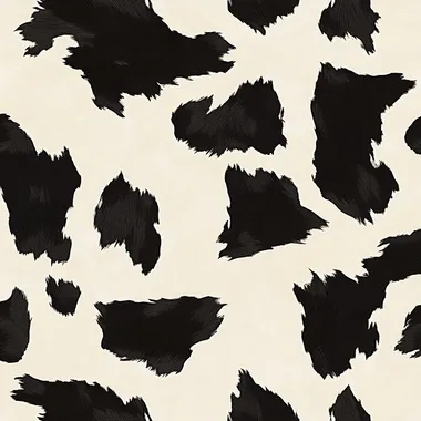 Cow skin shape pattern, without shadow