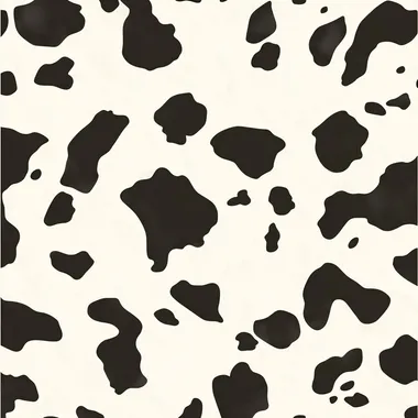 Cow skin shape pattern, without shadow