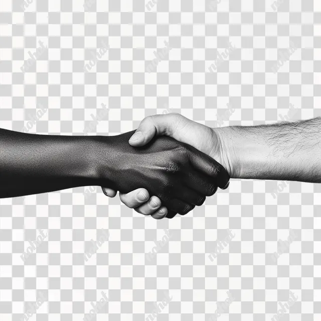 PNG Close-up of two arms shaking hands in a professional business setting