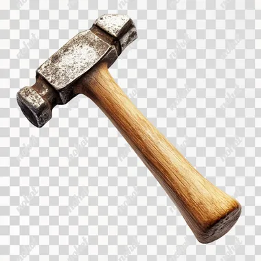 hammer on white backgroud