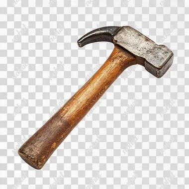 hammer on white backgroud