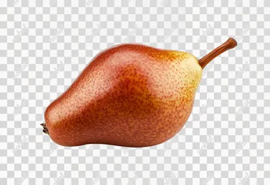 a close up photo of a pear isolated on a white background pear generative ai  --s 250  djixxdg