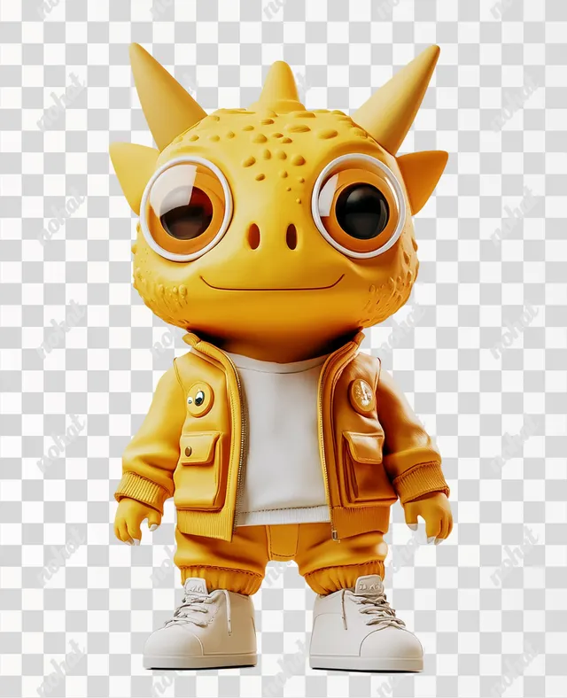 Charming Triceratops: Designer Blind Box Doll Collection