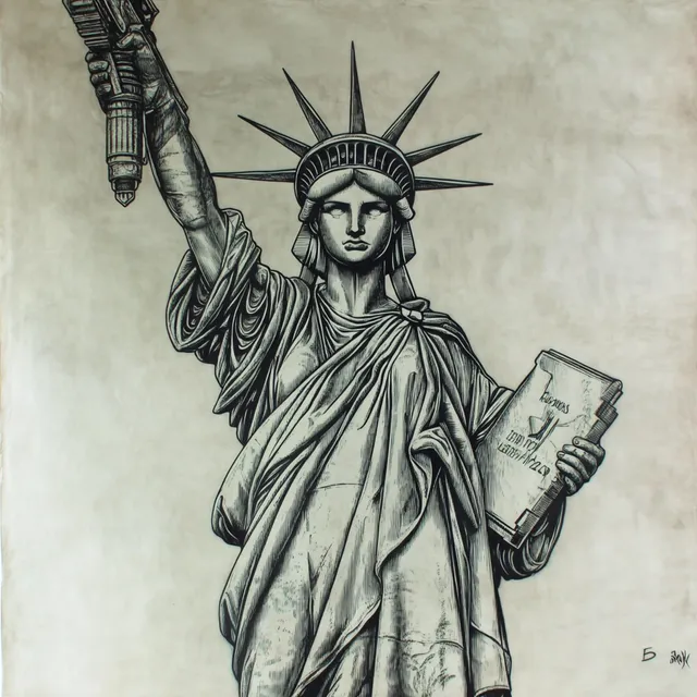 Liberty Armed: Ed Hardy's Bold Statement