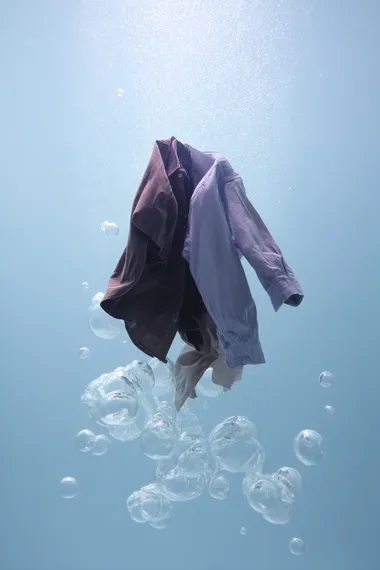 clothes floating in air, water, bubbles  --s 50   9qjdv13
