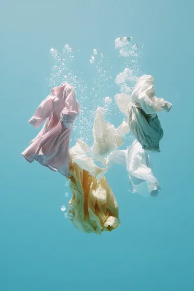 clothes floating in air, water, bubbles  --s 50   9qjdv13
