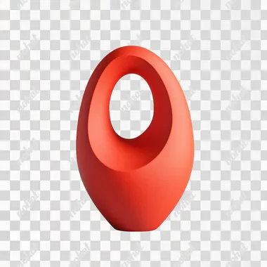 3d icon of a red location pin , location,3d blender render, soft clay material,plain white background, soft edge