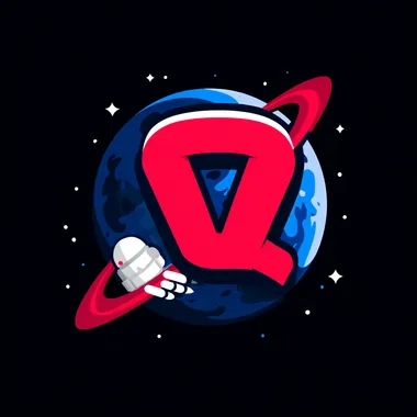logo for YouTube channel on the theme of quiz test --raw
