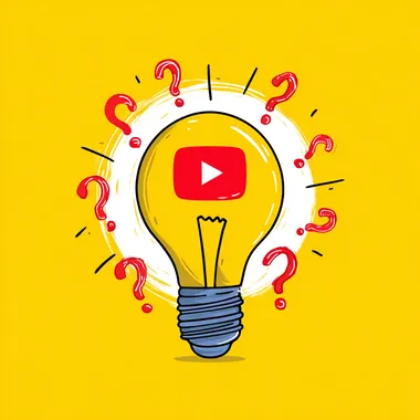 logo for YouTube channel on the theme of quiz test --raw
