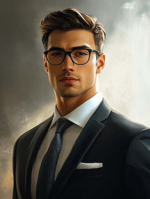 Professional Young Male CEO Portrait