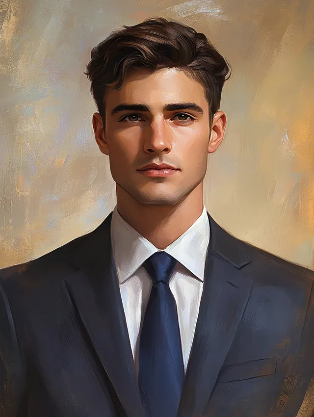 Young CEO Portrait of a Handsome Businessman