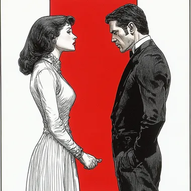 A person with an avoidant attachment style is depicted navigating dating. At first, they crave love, but the moment it becomes real, they panic. When their partner shows too much interest, they immediately pull back, feeling overwhelmed. Situationships are comfortable for them as they allow connection without the weight of commitment. Their independence and routine are prized so highly that they keep others at a distance, feeling suffocated by closeness. When emotions become too intense, they dismiss their feelings and disconnect. They also focus on their partner's flaws, using them as an excuse to justify the distance. Finally, when they truly like someone, they self-sabotage, overwhelmed by vulnerability.  4178153288