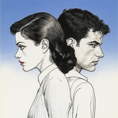 A person with an avoidant attachment style is depicted navigating dating. At first, they crave love, but the moment it becomes real, they panic. When their partner shows too much interest, they immediately pull back, feeling overwhelmed. Situationships are comfortable for them as they allow connection without the weight of commitment. Their independence and routine are prized so highly that they keep others at a distance, feeling suffocated by closeness. When emotions become too intense, they dismiss their feelings and disconnect. They also focus on their partner's flaws, using them as an excuse to justify the distance. Finally, when they truly like someone, they self-sabotage, overwhelmed by vulnerability.  4178153288