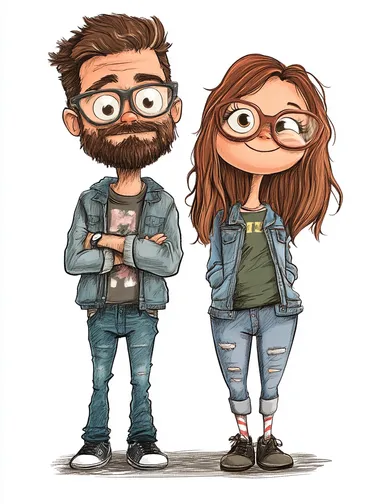 cartoon Me and Bobby McGee    lee3554