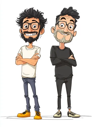 cartoon Me and Bobby McGee    lee3554