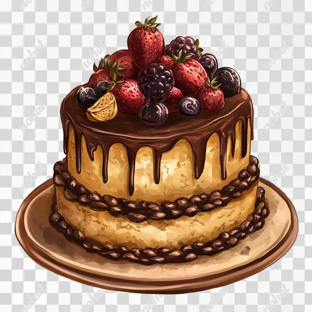 Enigmatic Golden Cake: A Touch of Magic