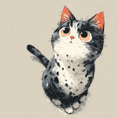 a cute cat  --s 250