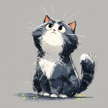 a cute cat  --s 250
