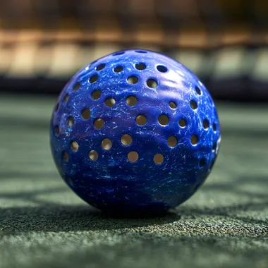 a pickleball ball.