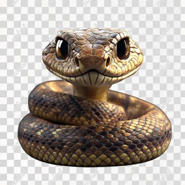a cute snake,full body view,blank background,hyper reality cartoon,8K image resolution,