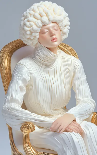 CHANEL Haute Couture Lookbook by Nick Knight, photo-realistic   rofile zbayy6i  211930203 --s 777