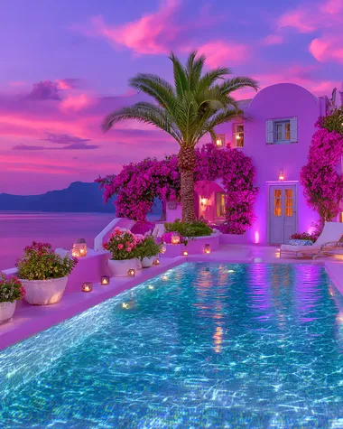 Santorini sunset villa with infinity pool rofile rmyvwsj   --s 750