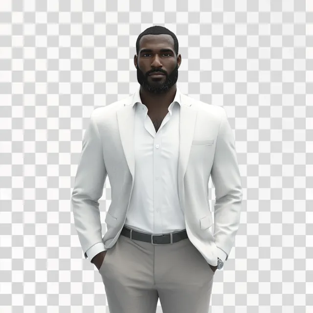 Confident Loan Officer in Smart Attire