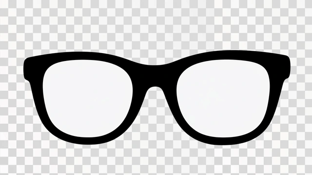Nerd Glasses PNG Images, isolated on white background