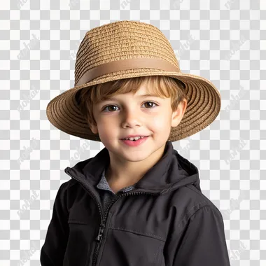 REALISTIC SAFARI HAT FACING FRONT FOR KID