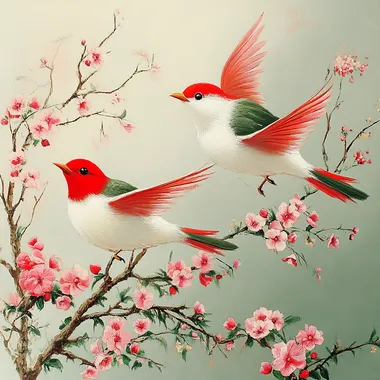flying birds