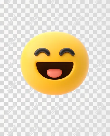 3d smiling imoji, cinema 4d 3d rendering, white isolated background    b3p5o57