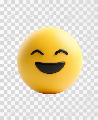 3d smiling imoji, cinema 4d 3d rendering, white isolated background    b3p5o57