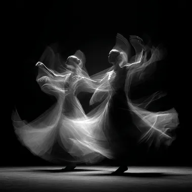 mystical dance macabra cosmography, photography hasselblad, clean background