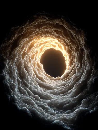 of the appearance of the light beam creating a vortex  rofile d884l3m