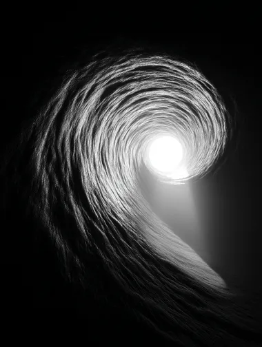 of the appearance of the light beam creating a vortex  rofile d884l3m