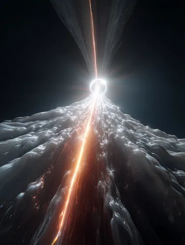 of the appearance of the light beam creating a vortex  rofile d884l3m