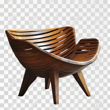 a wooden chair inspired by the look of a lexus rx grille