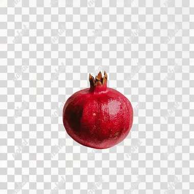 juicy pomegranate on a white background