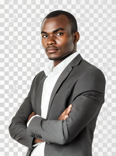 photography of a young entrepreneur specialized in technologies, american shot, white background, HDR,