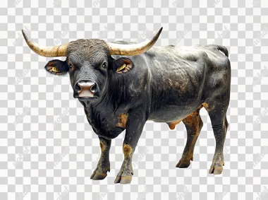 bull_white_background_--ar_32
